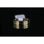 18K GUCCI ICON RING,weight 3.9 gms, size L