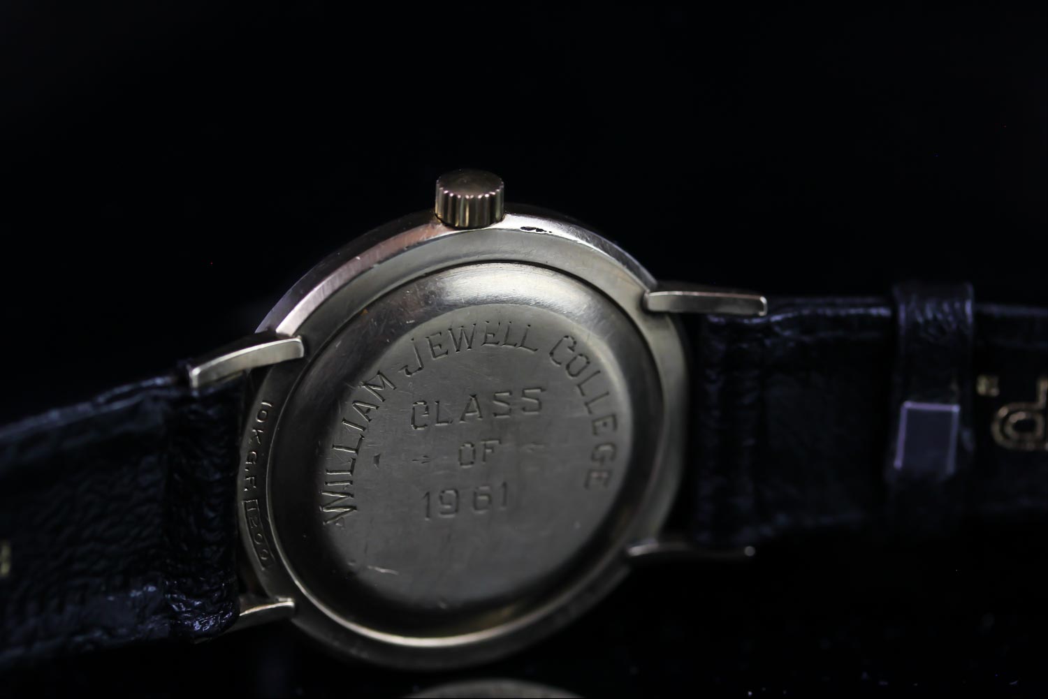 GENTLEMEN'S LONGINES ADMIRAL MANUAL WIND WRISTWATCH, circular silver dial with hour markers and - Image 3 of 3