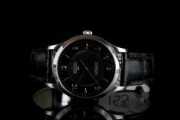 GENTLEMANS ZENITH ELITE 031125 679,round,black dial with silver dagger hands, silver markers,36mm