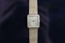 GENTLEMEN'S 18K GOLD PIAGET PROTOCOL, REF. 9154, WITH BRACELET, VINTAGE MANUALLY WOUND WRISTWATCH,