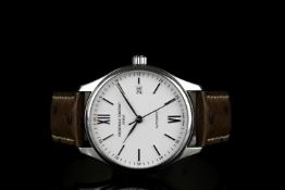 GENTLEMANS FREDERIQUE CONSTANT 2123168, round,white dial with silver baton markers, date aperture