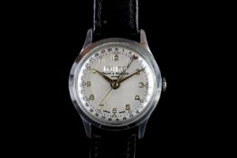 GENTLEMANS BAUME&MERCIER 4472361,round, silver dial with gold hands,gold Arabic markers,day-date