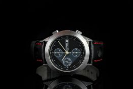 GENTLEMANS MOMO DESIGN CHRONO 230NN NUMBER 2074 CIRCA 1980,round,black dial with beige gun metal