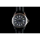 GENTLEMANS REVUE THOMMEN GRANDVILLE 2401, round,black dial with illuminated hands, illuminated