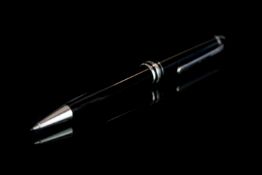 GENTLEMANS MONT BLANC MEISTERSTUCK PROPELLING PENCIL,CD2467662,black resin and white metal.