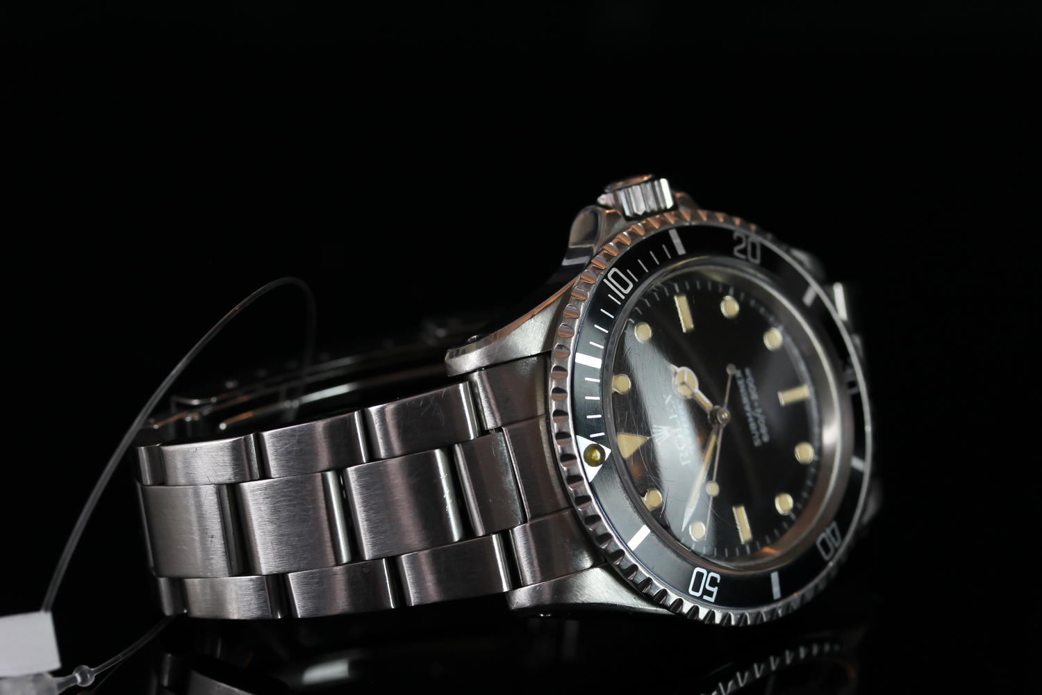 RARE GENTLEMENS ROLEX OYSTER PERPETUAL SUBMARINER 'GLOSS DIAL' WRISTWATCH REF. 5513 W/ SERVICE - Image 3 of 6
