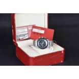 GENTLEMEN'S OMEGA SPEEDMASTER CHRONOGRAPH 3570500, round, black dial with illuminated hands,