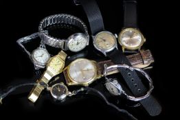 GROUP OF 8X WATCHES INCL ORIS ASTRAL WRISTWATCHES, all watches currently working except for mentob