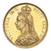 GREAT BRITAIN. Victoria, 1837-1901. 2 Pounds, 1887, London, 15.98 g. S-3865; KM-768. Crowned and