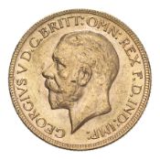 BRITISH COMMONWEALTH: AUSTRALIA. George V, 1910-36. Sovereign, 1929 P, Perth, 7.99 g. S-4002; KM-32.