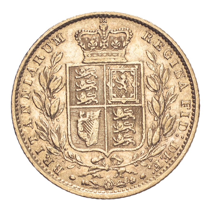 GREAT BRITAIN. Victoria, 1837-1901. Sovereign, 1858, London, Unbarred A's. 7.99 g. Marsh-41B; S- - Image 2 of 2