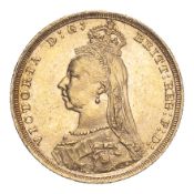 BRITISH COMMONWEALTH: AUSTRALIA. Victoria, 1837-1901. Sovereign, 1891 S, Sydney, 7.99 g. KM-10.