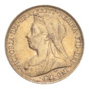 BRITISH COMMONWEALTH: AUSTRALIA. Victoria, 1837-1901. Sovereign, 1899 P, Perth, 7.99 g. KM-13. Older