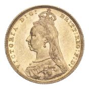 BRITISH COMMONWEALTH: AUSTRALIA. Victoria, 1837-1901. Sovereign, 1891 M, Melbourne, 7.99 g. KM-10.