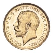 BRITISH COMMONWEALTH: AUSTRALIA. George V, 1910-36. Half-Sovereign, 1916 S, Sydney, 3.99 g. S-