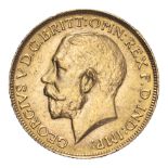 BRITISH COMMONWEALTH: CANADA. George V, 1910-36. Sovereign, 1918 C, Ottawa, 7.99 g. KM 20; S-3997.