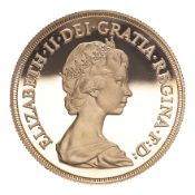 GREAT BRITAIN. Elizabeth II, 1952-. 5 Pounds, 1981, The Royal Mint, Proof. 39.94 g. KM-924; S-SE1.
