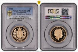 GREAT BRITAIN. Elizabeth II, 1952-. 2 Pounds, 2002, The Royal Mint, Proof. 15.98 g. KM-1027; S-