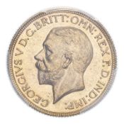 BRITISH COMMONWEALTH: AUSTRALIA. George V, 1910-36. Sovereign, 1930 M, Melbourne, Rare. 7.99 g. S-