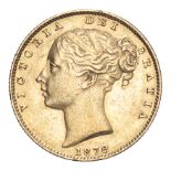 BRITISH COMMONWEALTH: AUSTRALIA. Victoria, 1837-1901. Sovereign, 1878 S, Sydney, Shield. 7.99 g. S-