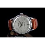 GENTLEMENS LONGINES FLAGSHIP AUTOMATIC 'FAB SUISSE' DIAL WRISTWATCH, circular off white dial with