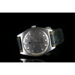 GENTLEMEN'S TISSOT SEASTAR PR 516 WRISTWATCH, circular silver dial with silver raised hour markers