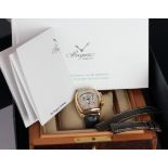 RARE GENTLEMENS BREGUET CHRONOGRAPH 18CT GOLD WRISTWATCH W/ BOX & PAPERS REF. 540013R129V6, triple