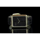LADIES RAYMOND WEIL WRISTWATCH, rectangular two tone dial in 25mm case, inside is a manually wound