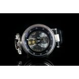 GENTLEMEN'S 18K BOVET 1822, MODEL D 817, NO008946, round, multi coloured dial , no hour markers,