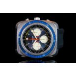 GENTLEMENS FAVRE LEUBA SEA SKY CHRONOGRAPH WRISTWATCH, circular grey triple register dial a red