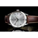 GENTLEMEN'S TAG HEUER CARRERA AUTOMATIC DATE WRISTWATCH REF. WV211A, circular silver dial with