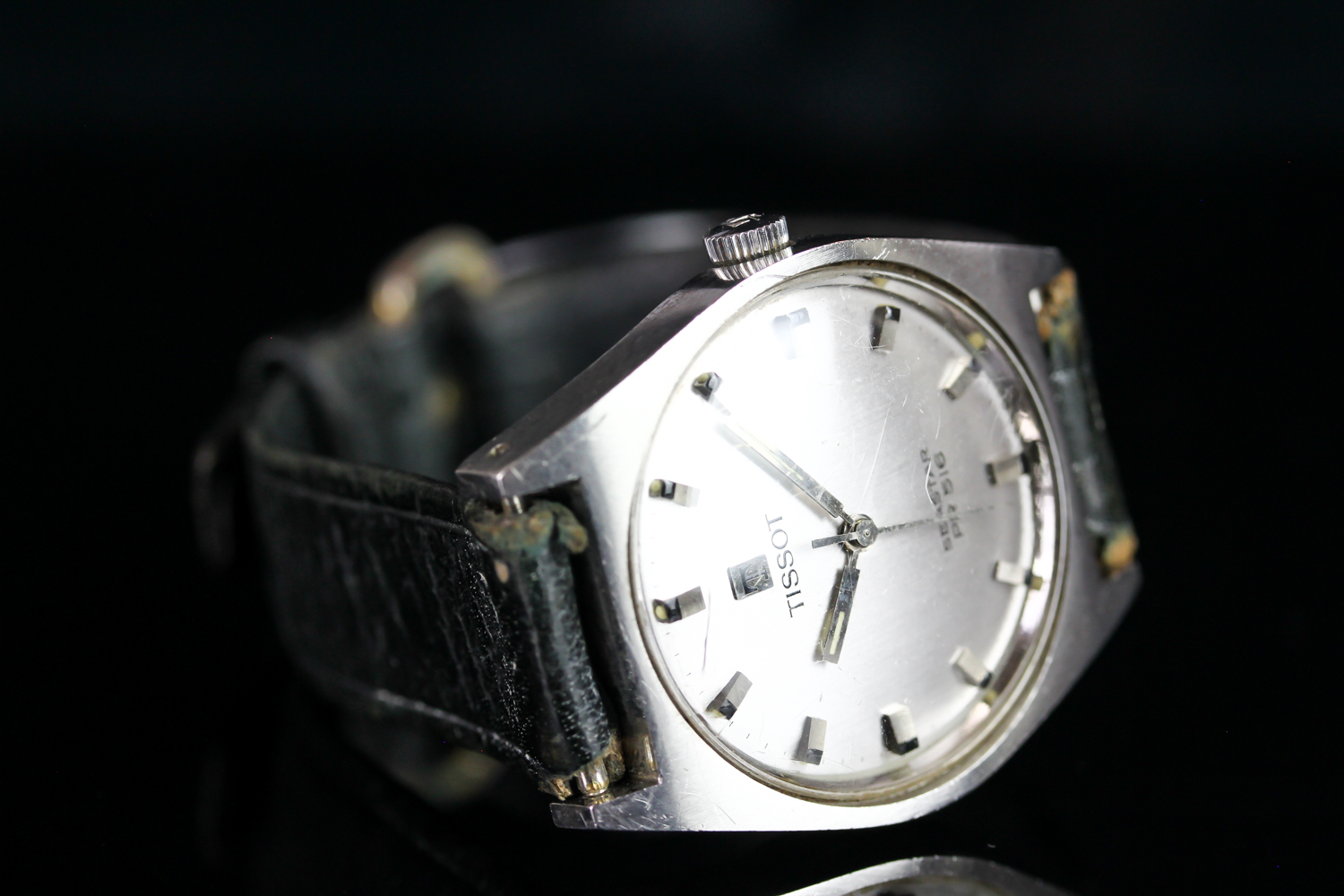 GENTLEMEN'S TISSOT SEASTAR PR 516 WRISTWATCH, circular silver dial with silver raised hour markers - Image 2 of 3