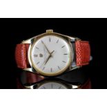 GENTLEMEN'S 18CT VINTAGE GIRARD PERREGAUX CIRCA 1960s SN 2119176, round, silver dial with gold