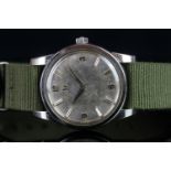 GENTLEMEN'S OMEGA SEAMASTER AUTOMATIC WRISTWATCH REF. 14761-1, circular silver dial with raised