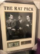 Rat pack signed $5 note.