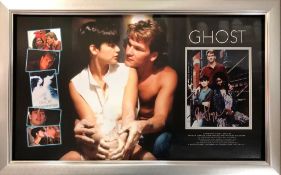 Ghost signed by 3, A fantastic RARE presentation hand signed clearly by Patrick Swayze, Demi Moore