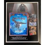 Dumbo Multi Signed by 10, A stunning 11x14 colour photo hand signed clearly by Tim Burton, Eva