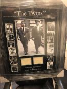 Lovely clear Duel signed piece of Kray Memorabillia, complete with AFTAL certificate of