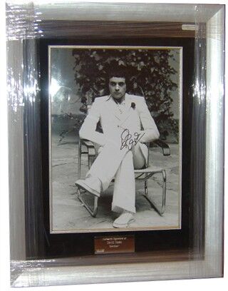 David Essex, 16x12 Photo signed by David Essex. Framed and mounted to museum standard. Overall
