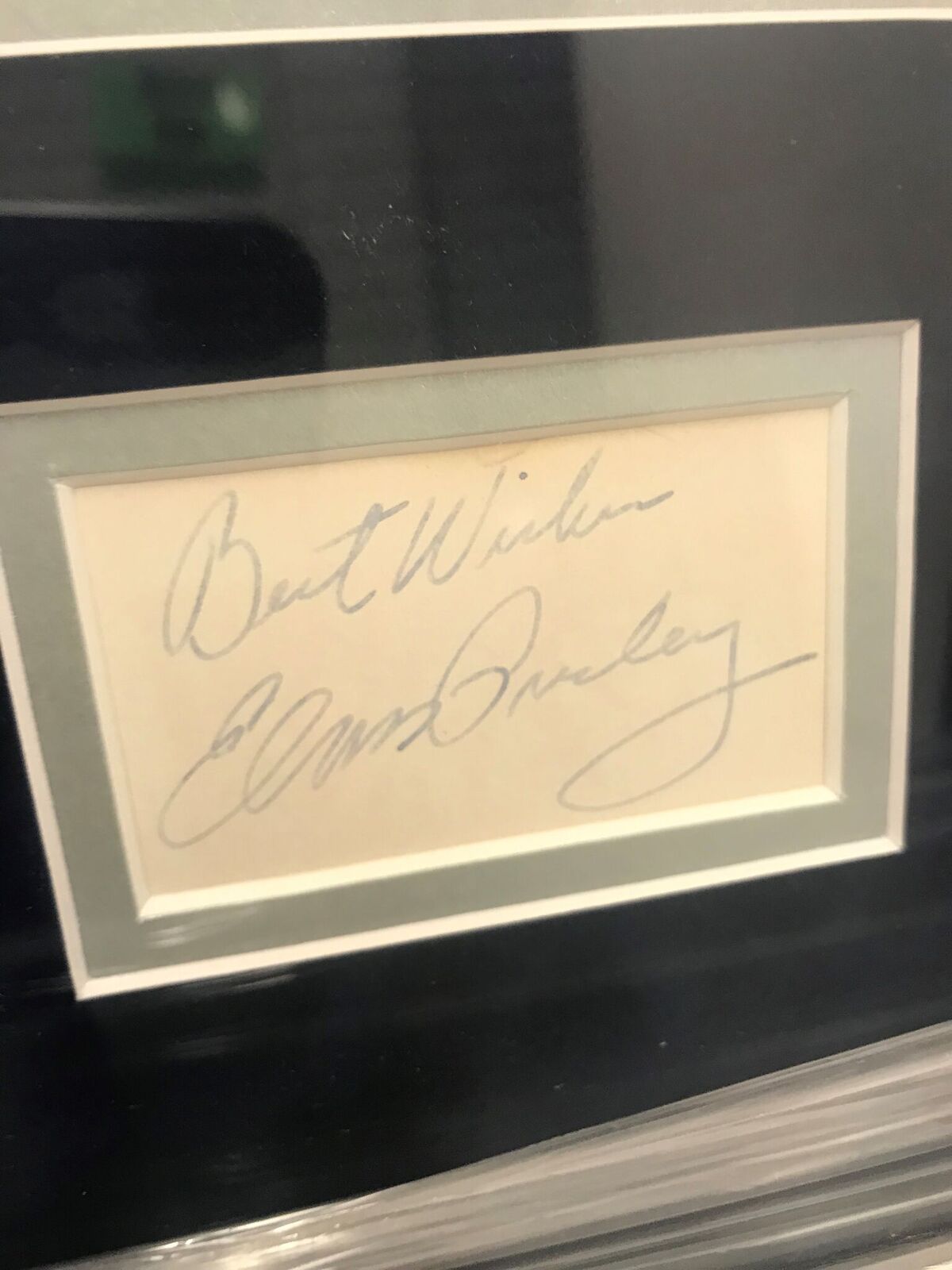 Elvis Presley signed card. - Image 2 of 3