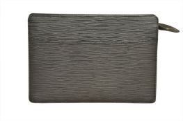 Louis Vuitton Epi Pochette Homme Clutch Bag, black Epi leather, W 260 x H 180 x D 65mm, with