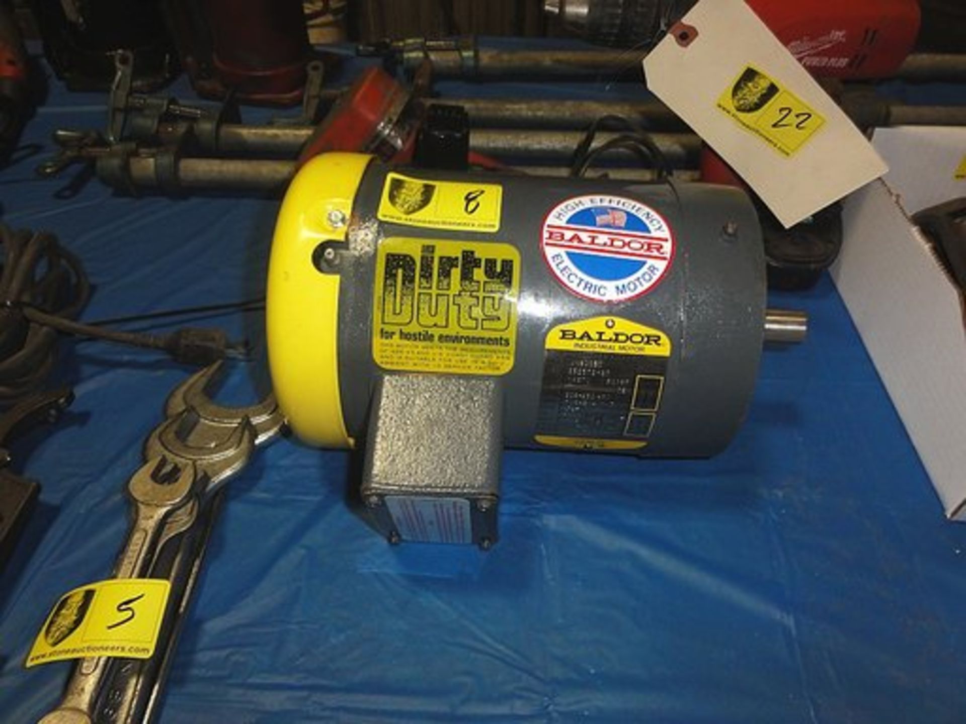 NEW Baldor Electric Motor, 7 HP, 3 Phase