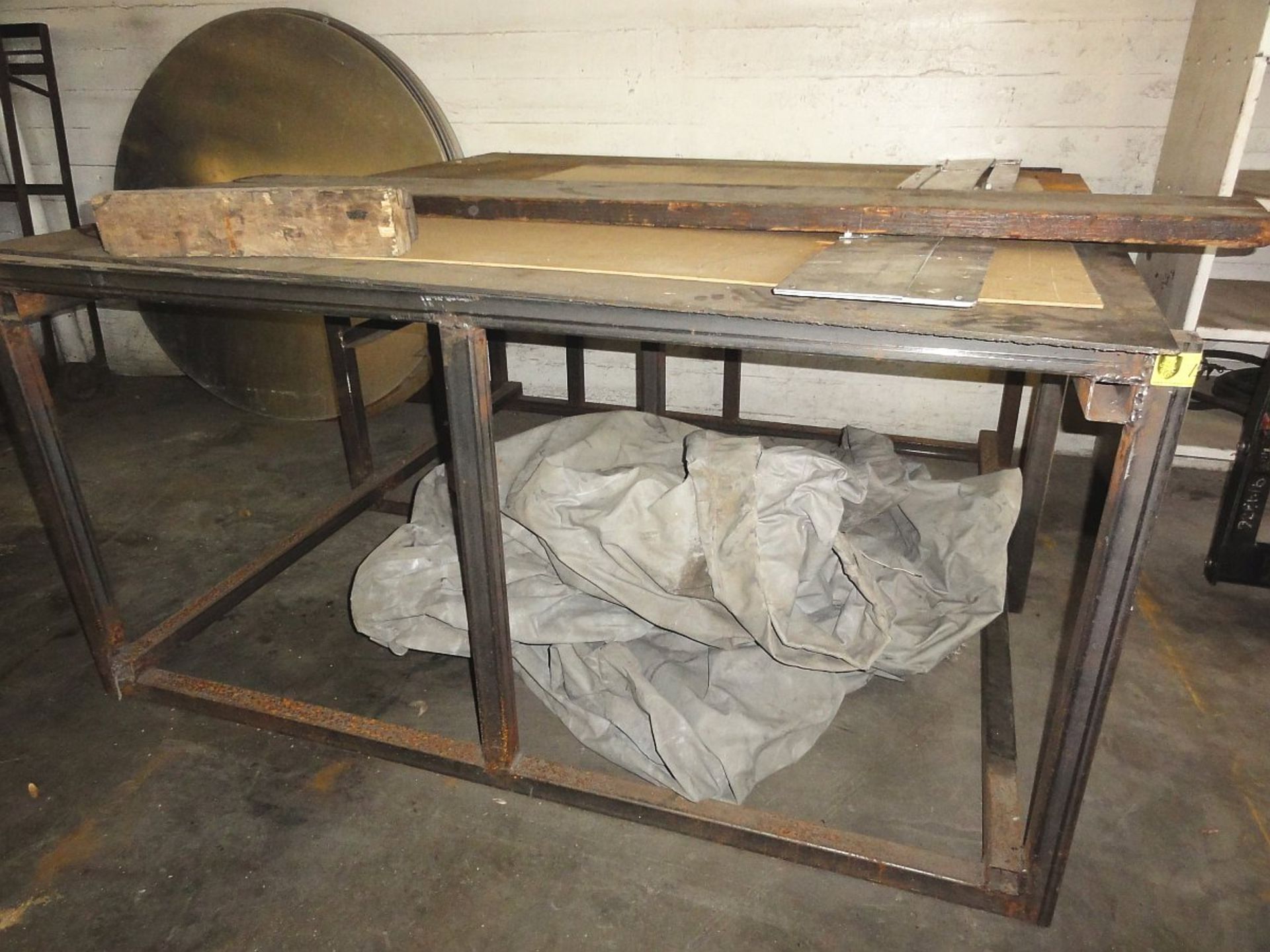 Metal Shop Table, 1/4" Steel Top