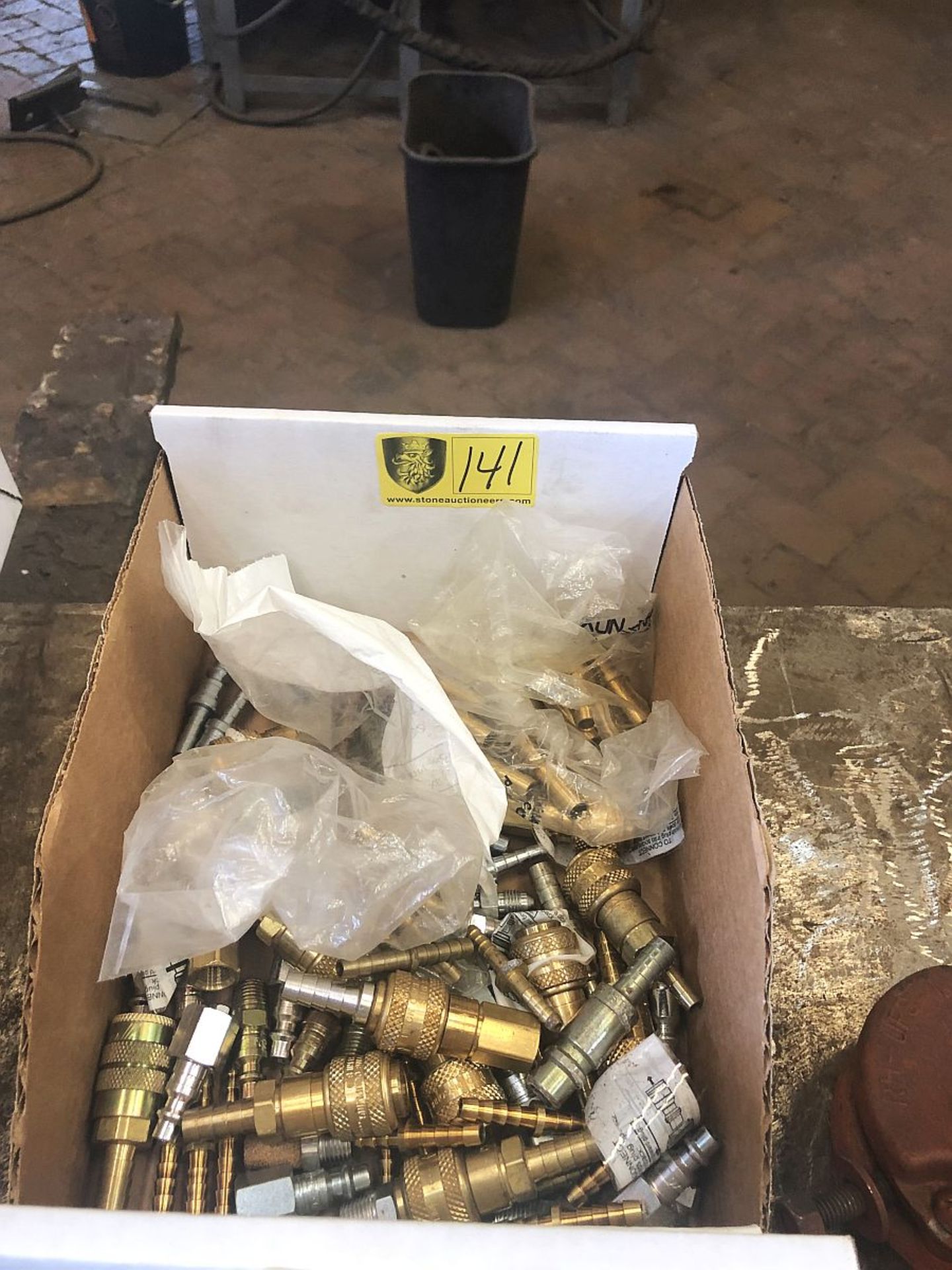 Lot of Brass Hose Fittings