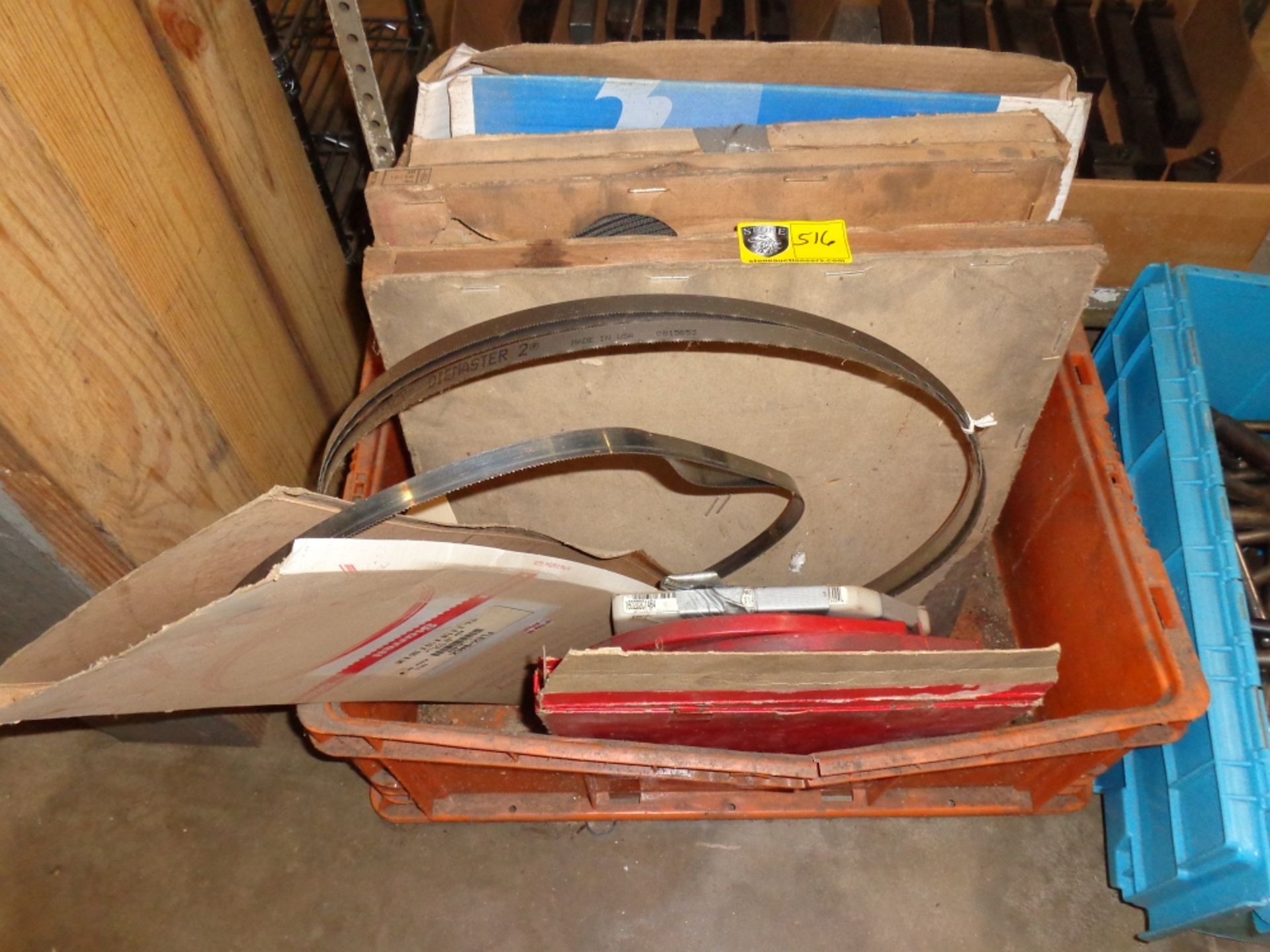 LOT OF FULL AND PARTIAL ROLLS BANDSAW BLADE