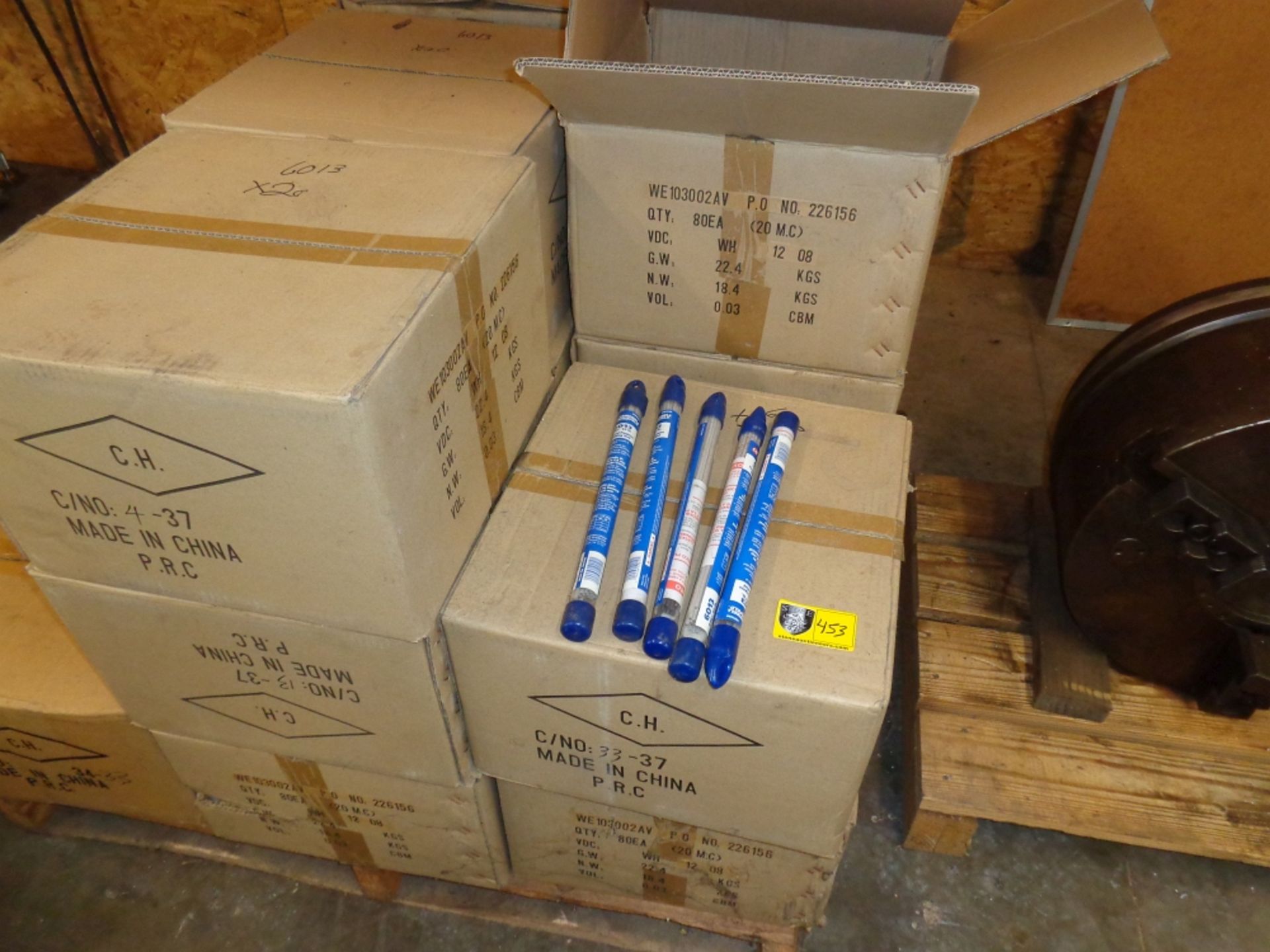 CASE OF 80 TUBES OF CAMPBELL 6013 WELDING RODS