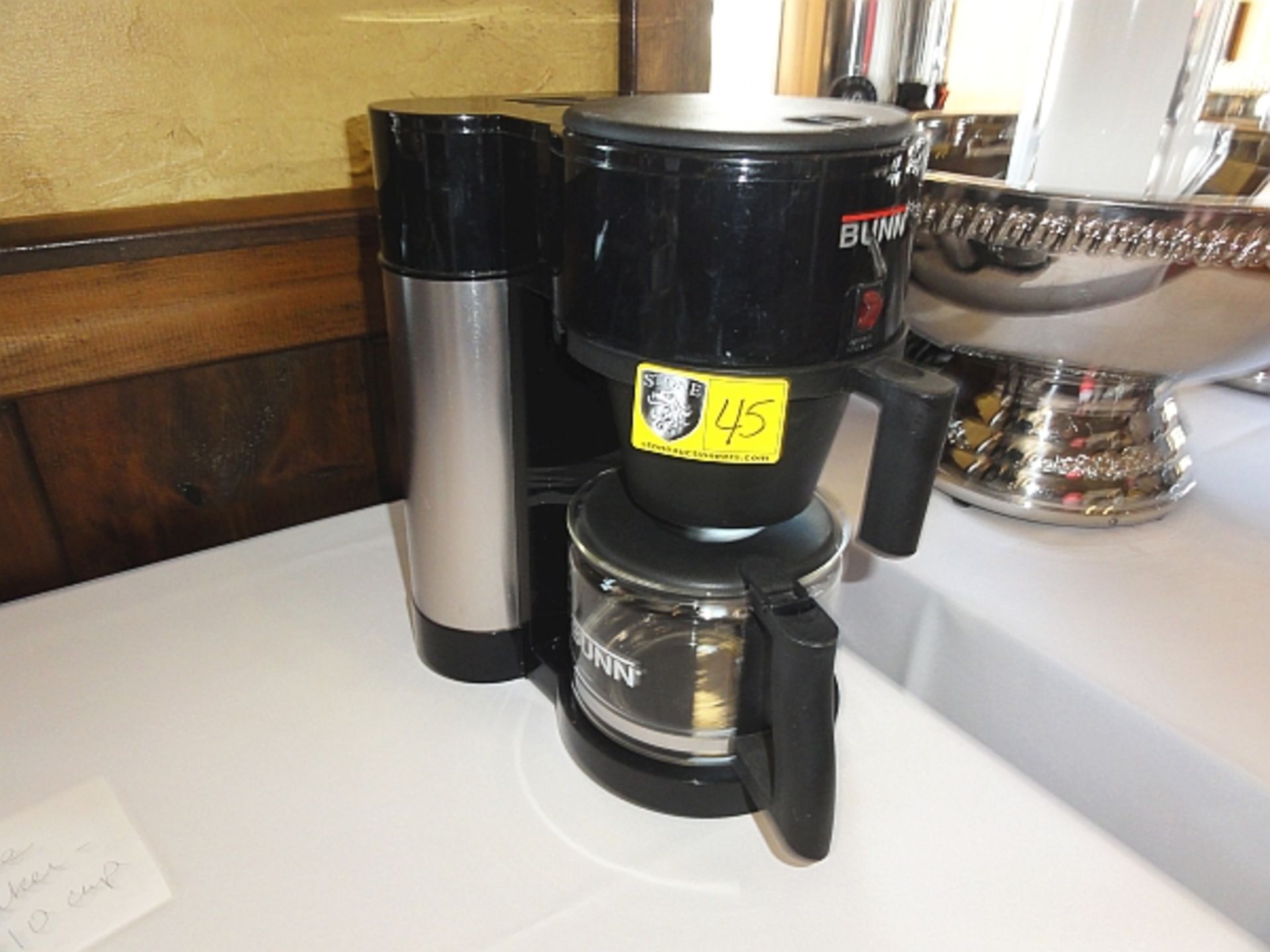 BUNN COFFEE MAKER, 12 CUP