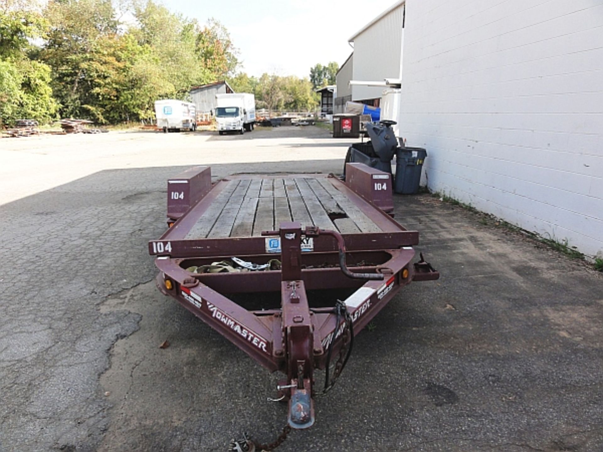 2014 TOWMASTER UTILITY TRAILER, MDL T-12DT, 12,000 LB. CAP., 16', VIN 4KNTT1622EL162101 - Image 2 of 3