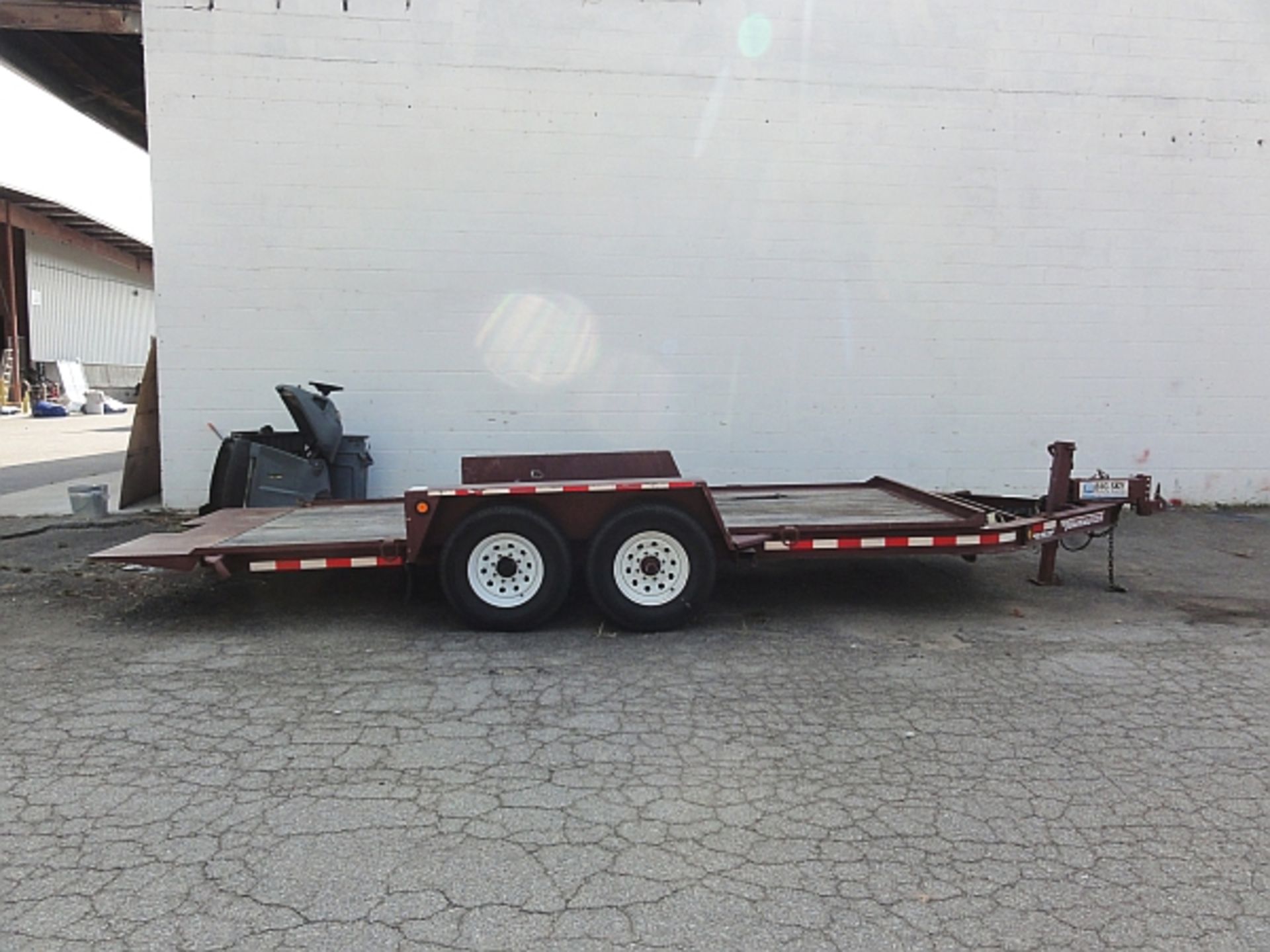 2014 TOWMASTER UTILITY TRAILER, MDL T-12DT, 12,000 LB. CAP., 16', VIN 4KNTT1622EL162101