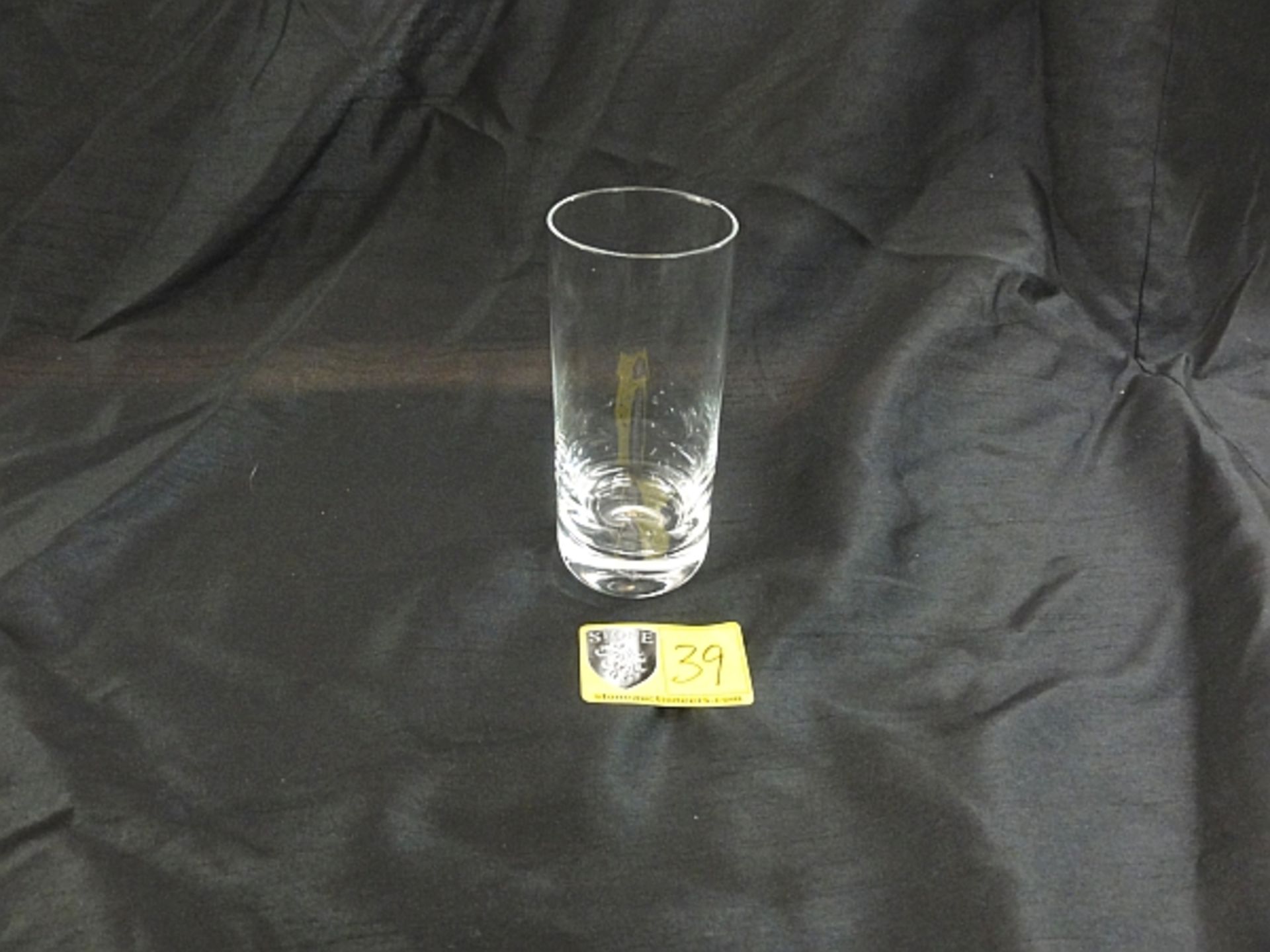 LOT OF 252 12.5 OZ. CONVENTION BEVERAGE GLASS- LOT COMES IN 7 CRATES BILLED @ $15 EA